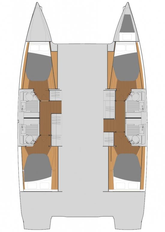 Fountaine Pajot Astrea 42 a louer à Trogir