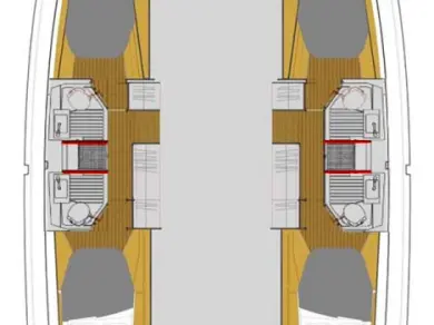 Location Catamaran à Biograd na Moru - Fountaine Pajot Astrea 42