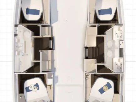 Fountaine Pajot Fountaine Pajot FP 41 Quatuor 3 a louer à Biograd na Moru