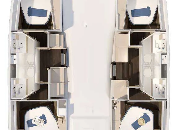 Location Catamaran à Trogir - Fountaine Pajot Fountaine Pajot FP 41 Quatuor 4