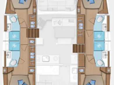 Location bateau Sibenik pas cher Lagoon 46