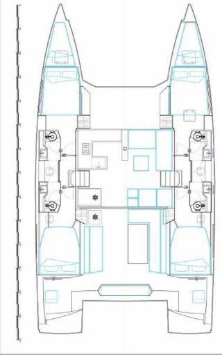 Location Catamaran à Biograd na Moru - Nautitech Nautitech 46 Fly