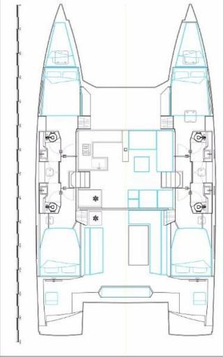 Location Catamaran à Biograd na Moru - Nautitech Nautitech 46 Fly