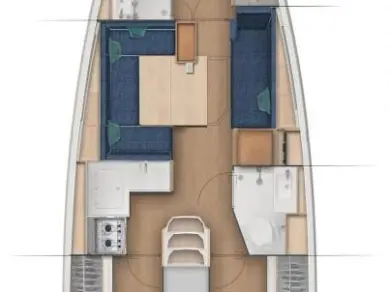 Jeanneau Sun Odyssey 380 Performance - 3 cab. a louer à Biograd na Moru