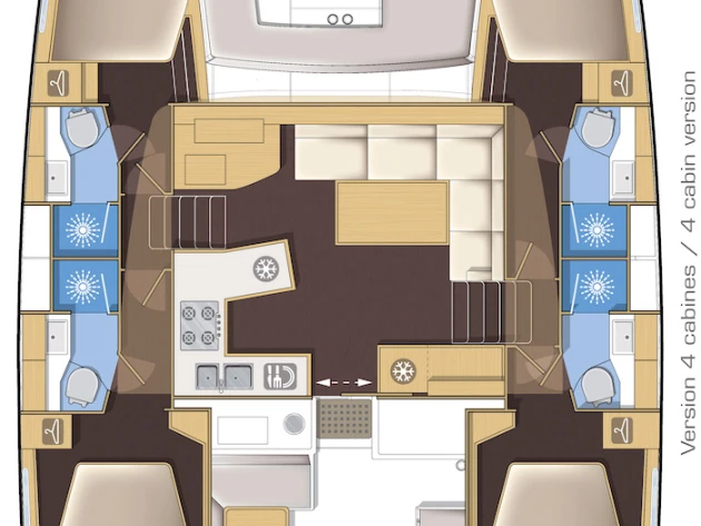 Location à Palma de Majorque - Lagoon Lagoon 450 sur SamBoat