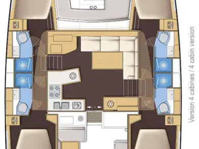 Location Catamaran Lagoon avec permis