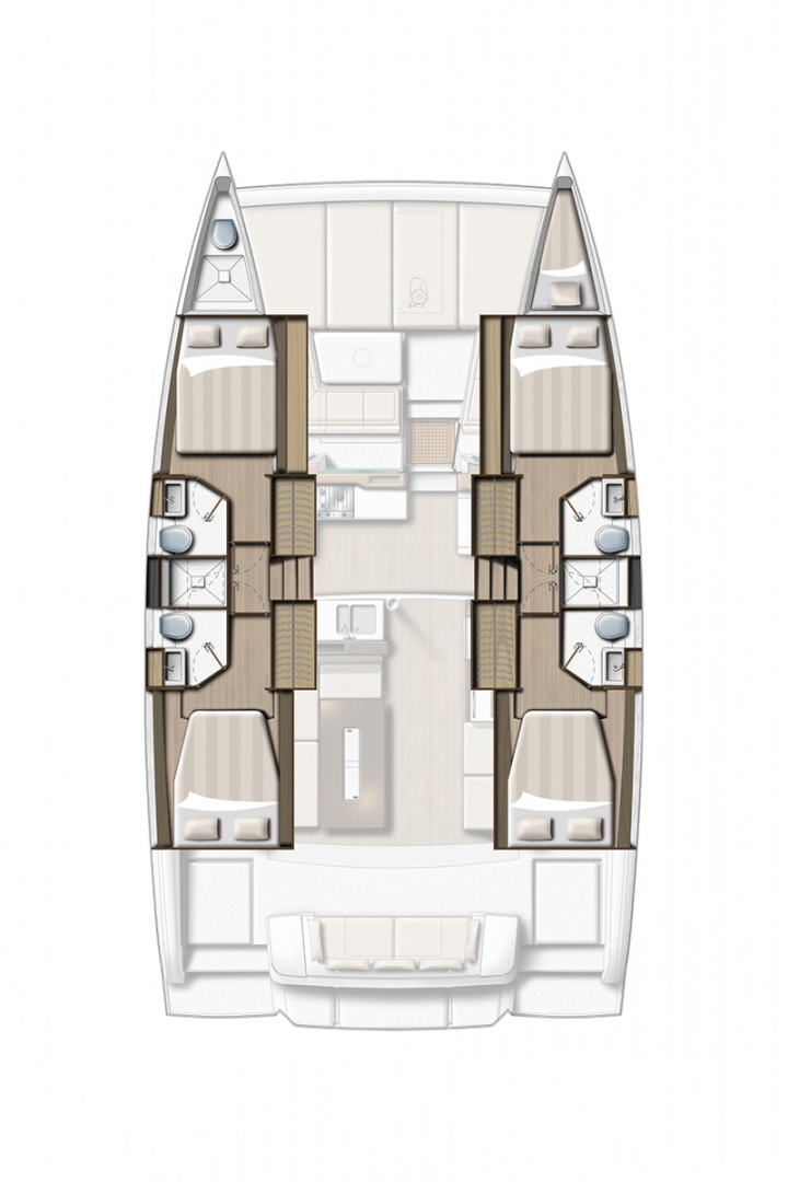 Louer Catamaran avec ou sans skipper Bali à Eden Island