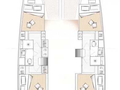 Catamaran à louer à Seget Donji au meilleur prix