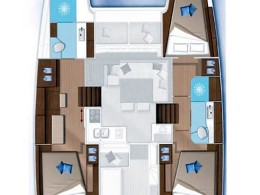 Location Catamaran Lagoon avec permis