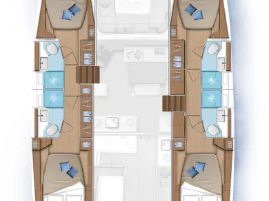 Location Catamaran Lagoon avec permis