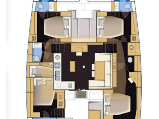 Location bateau Eden Island pas cher Lagoon 52 F