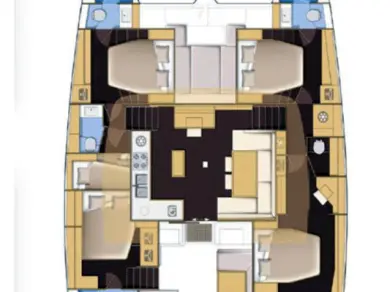 Location bateau Eden Island pas cher Lagoon 52 F