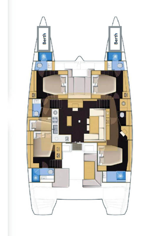 Location Catamaran à Road Town - Lagoon Lagoon 52 F