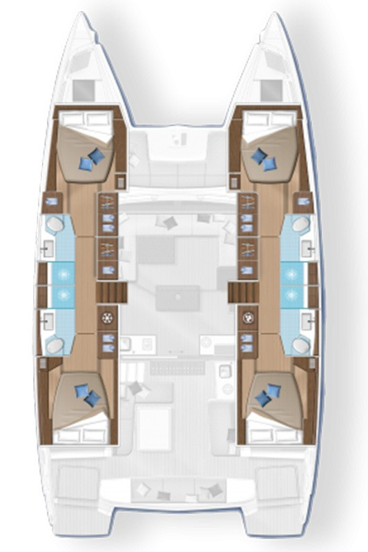 Location à Seget Donji - Lagoon Lagoon 50 sur SamBoat