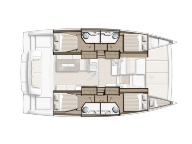 Location Catamaran à Biograd na Moru - Bali Bali 4.2