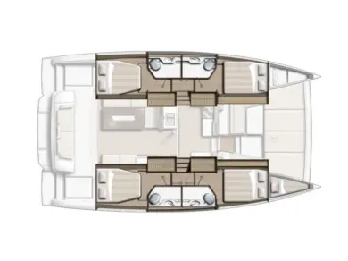 Location Catamaran à Biograd na Moru - Bali Bali 4.2