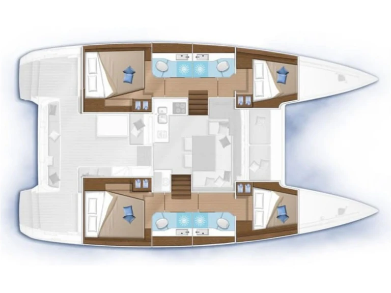 Location à Pirovac - Lagoon Lagoon 40 sur SamBoat