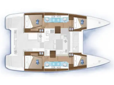 Location à Pirovac - Lagoon Lagoon 40 sur SamBoat