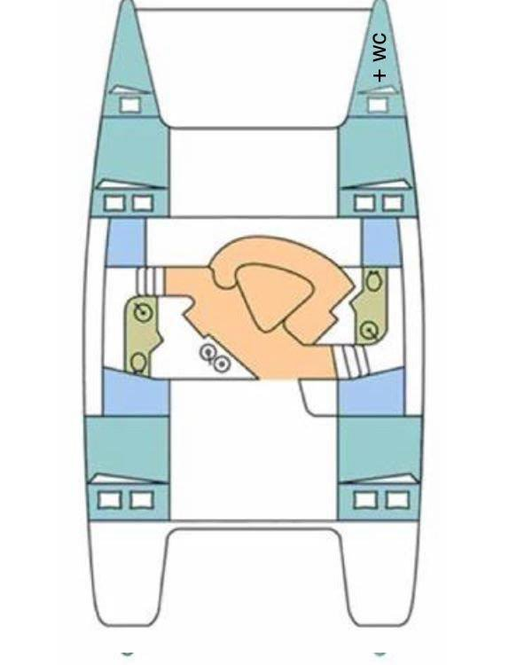 Location bateau Fountaine Pajot Lavezzi 40 à Izola sur Samboat