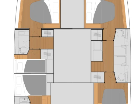 Location Catamaran à Skradin - Fountaine Pajot Tanna 47