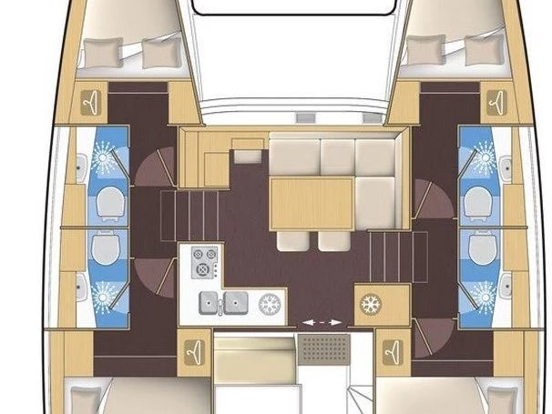 Location Catamaran à Kos - Lagoon Lagoon 39