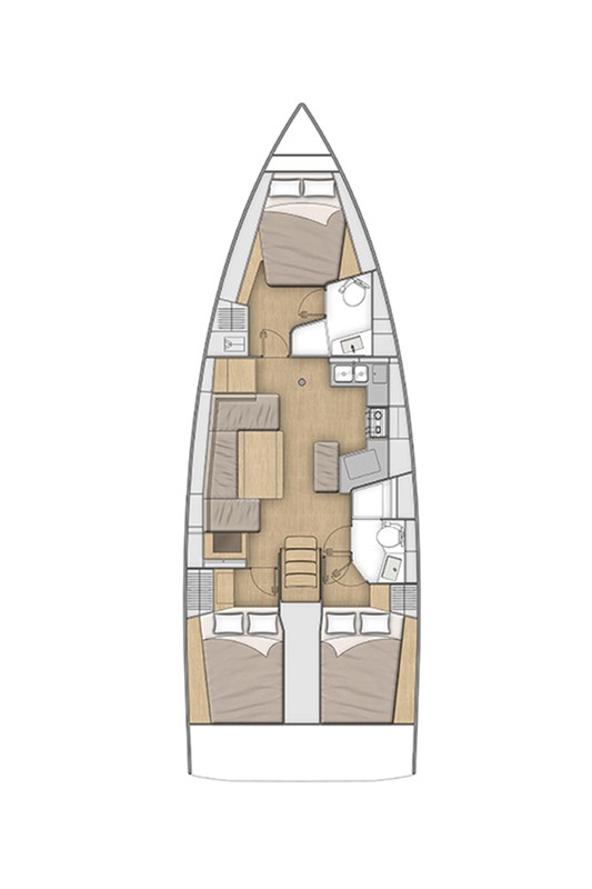 Location bateau Lefkáda pas cher Oceanis 40.1