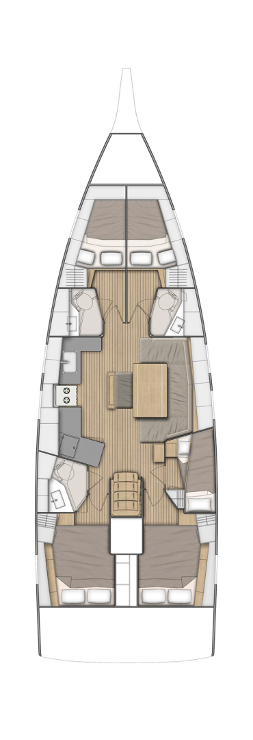Location bateau Bénéteau Oceanis 46.1 à Gouviá sur Samboat