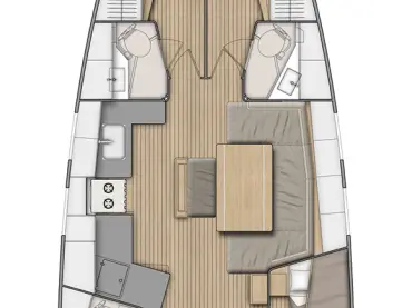 Location bateau Bénéteau Oceanis 46.1 à Gouviá sur Samboat