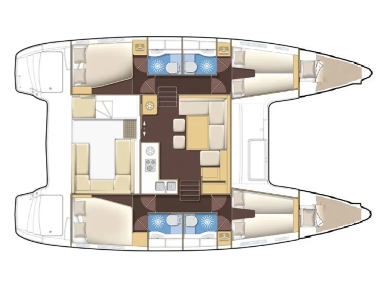 Location à Sukošan - Lagoon Lagoon 400 S2 sur SamBoat