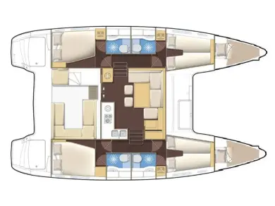 Location à Sukošan - Lagoon Lagoon 400 S2 sur SamBoat