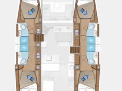 Location bateau Álimos pas cher Lagoon 46