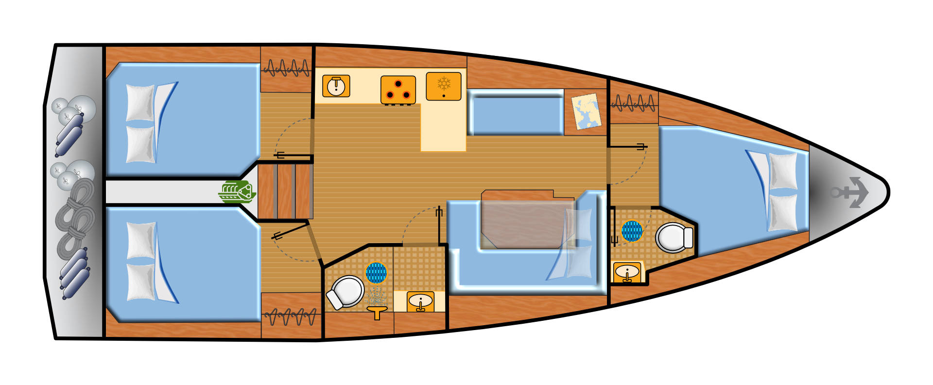 Bavaria Bavaria C38 a louer à Pula