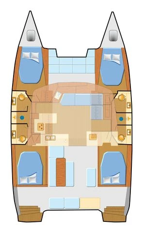 Location bateau Fountaine Pajot Astrea 42 à Rogoznica sur Samboat