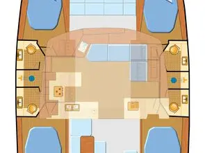 Location bateau Fountaine Pajot Astrea 42 à Rogoznica sur Samboat