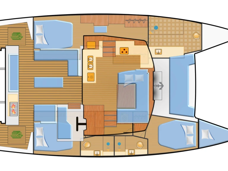 Location Catamaran Fountaine Pajot avec permis