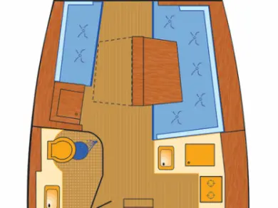 Location bateau Rogoznica pas cher Hanse 418