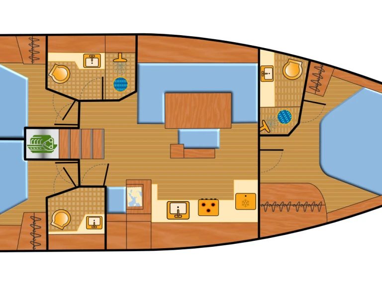 Location bateau Hanse Hanse 460 à Rogoznica sur Samboat