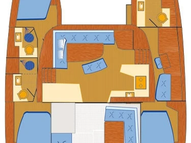 Location bateau Lagoon Lagoon 42 à Rogoznica sur Samboat