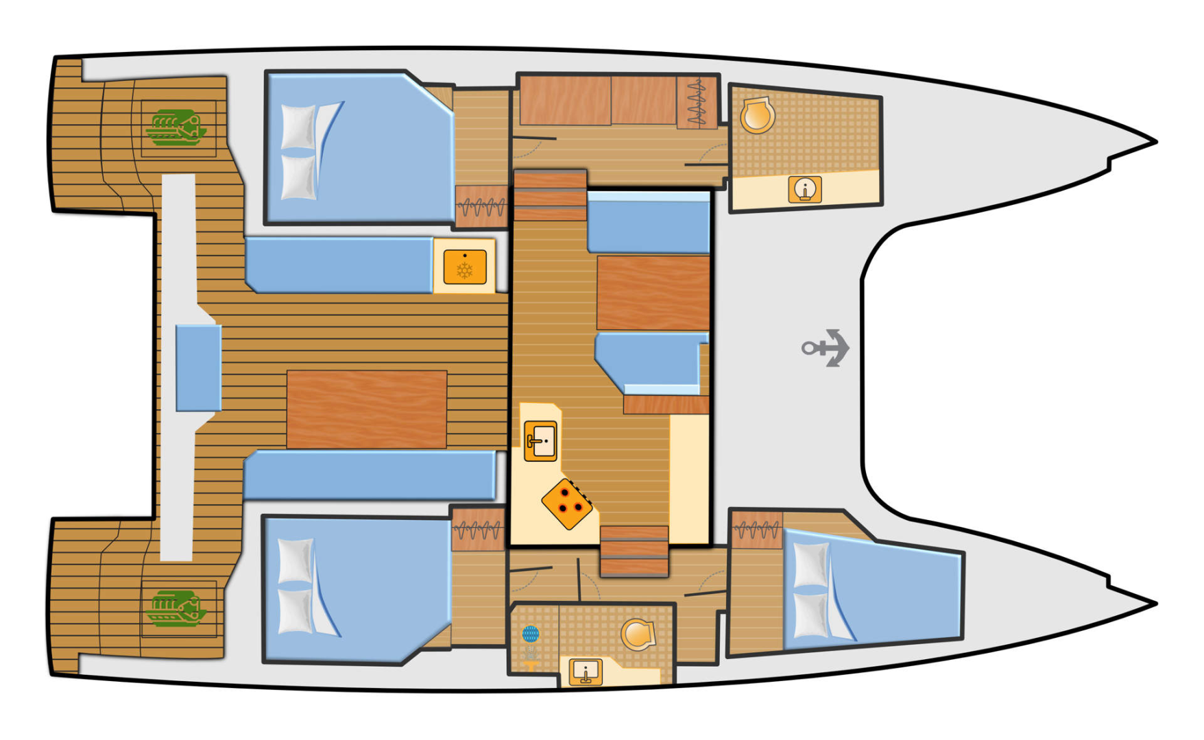 Louer Catamaran avec ou sans skipper Nautitech à Rogoznica