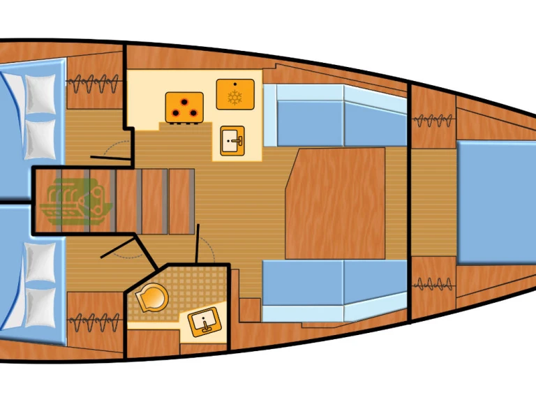 Location bateau Bénéteau Oceanis 38.1 à Rogoznica sur Samboat