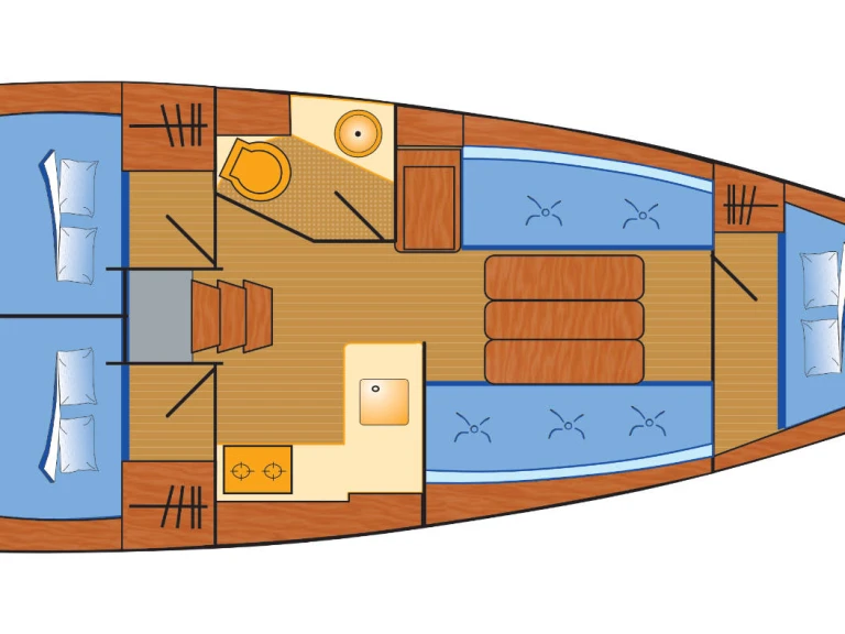 Jeanneau Sun Odyssey 349 a louer à Punat
