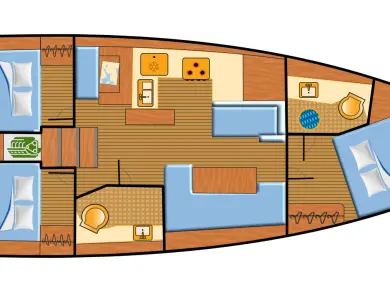 Jeanneau Sun Odyssey 410 a louer à Rogoznica