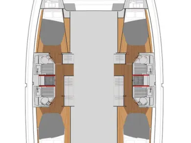 Location bateau Fountaine Pajot Astrea 42 à Lefkáda sur Samboat