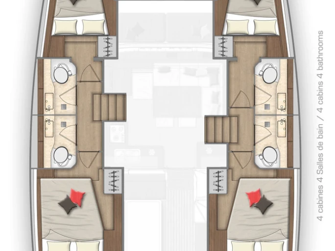 Location à Lefkáda - Lagoon Lagoon 40 sur SamBoat