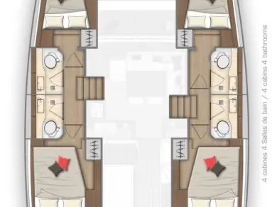 Location à Lefkáda - Lagoon Lagoon 40 sur SamBoat