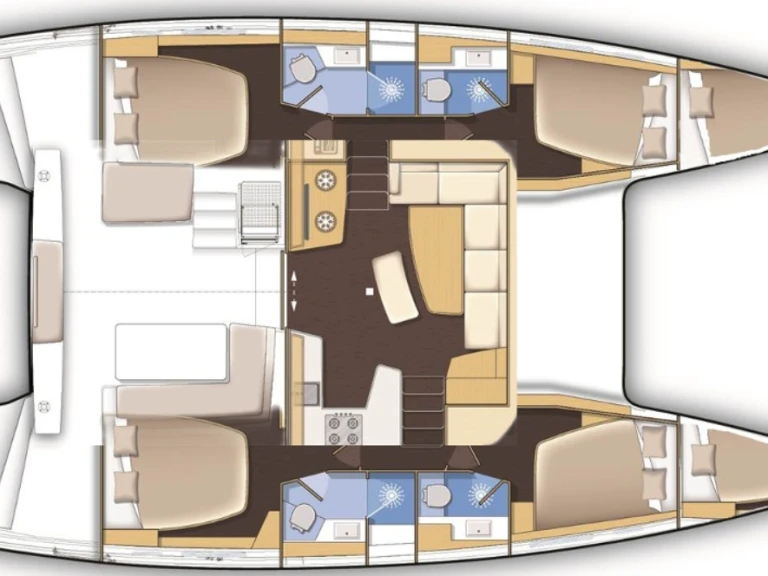 Location Catamaran à Lefkáda - Lagoon Lagoon 42