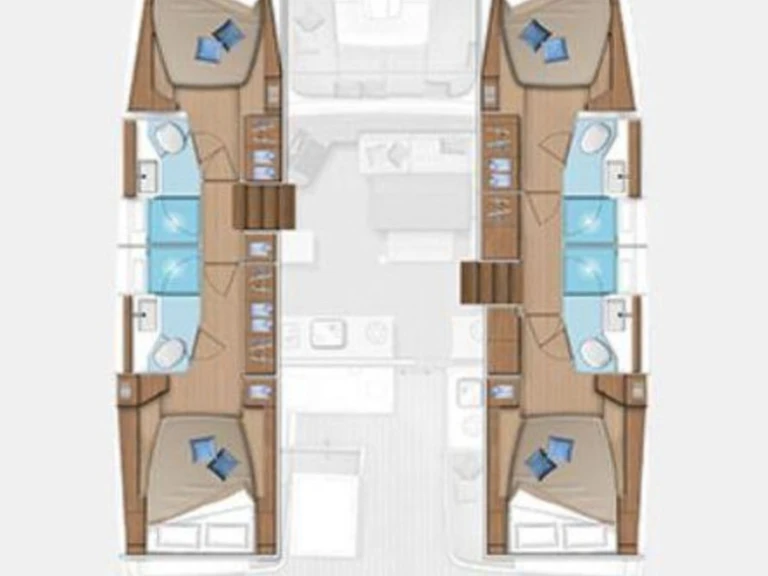 Location bateau Lagoon Lagoon 46 à Gouviá sur Samboat