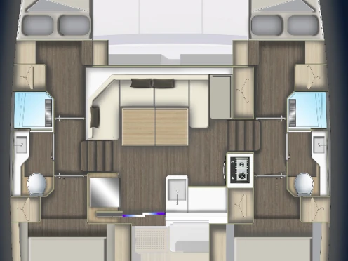 Location Catamaran à Novi Vinodolski - Aventura Aventura 37