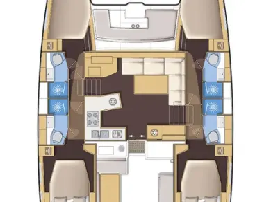 Location bateau Lagoon Lagoon 450 F à Primošten sur Samboat