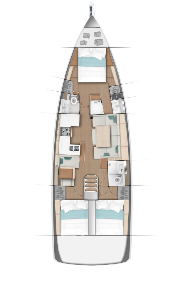 Location bateau Primošten pas cher Sun Odyssey 490